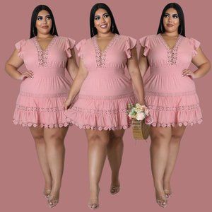 Plus Women's Summer Flare Dress